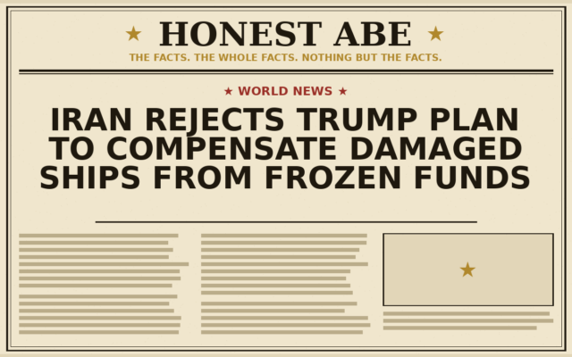 Iran Rejects Trump Plan to Compensate Damaged Ships From Frozen Funds
