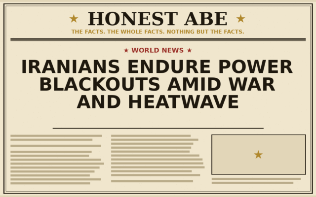 Iranians Endure Power Blackouts Amid War and Heatwave