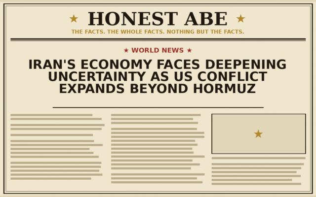 Iran’s Economy Faces Deepening Uncertainty as US Conflict Expands Beyond Hormuz