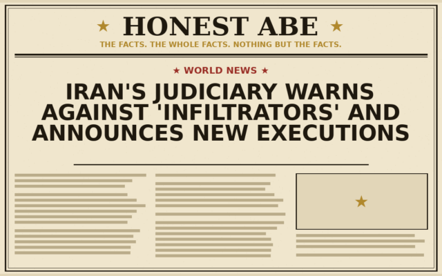 Iran’s Judiciary Warns Against ‘Infiltrators’ and Announces New Executions