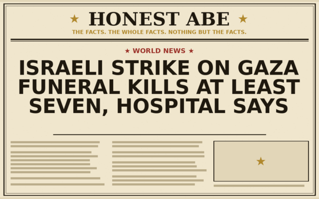 Israeli Strike on Gaza Funeral Kills at Least Seven, Hospital Says