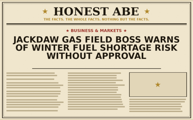 Jackdaw Gas Field Boss Warns of Winter Fuel Shortage Risk Without Approval