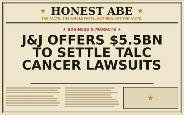 J&J Offers $5.5bn to Settle Talc Cancer Lawsuits