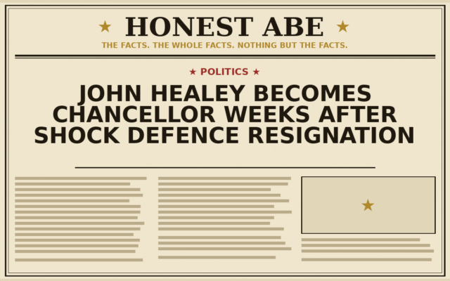 John Healey Becomes Chancellor Weeks After Shock Defence Resignation