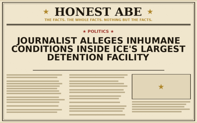 Journalist Alleges Inhumane Conditions Inside ICE’s Largest Detention Facility