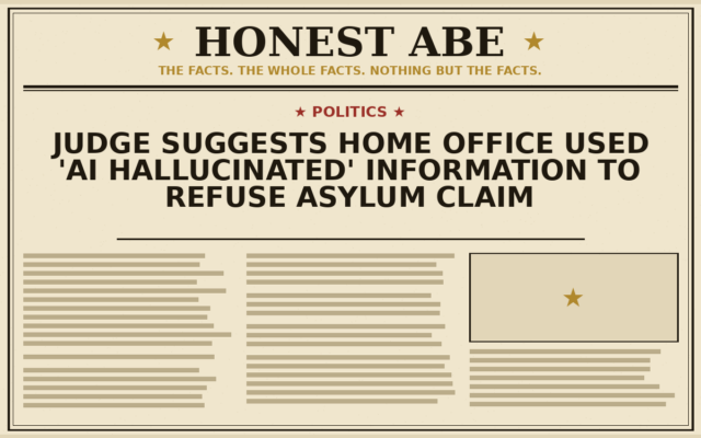 Judge Suggests Home Office Used ‘AI Hallucinated’ Information to Refuse Asylum Claim