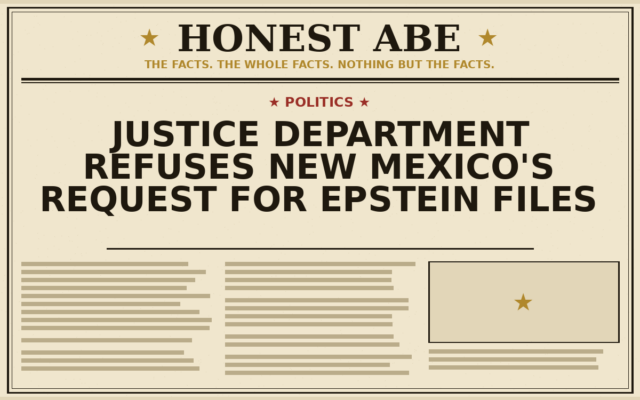 Justice Department Refuses New Mexico’s Request for Epstein Files