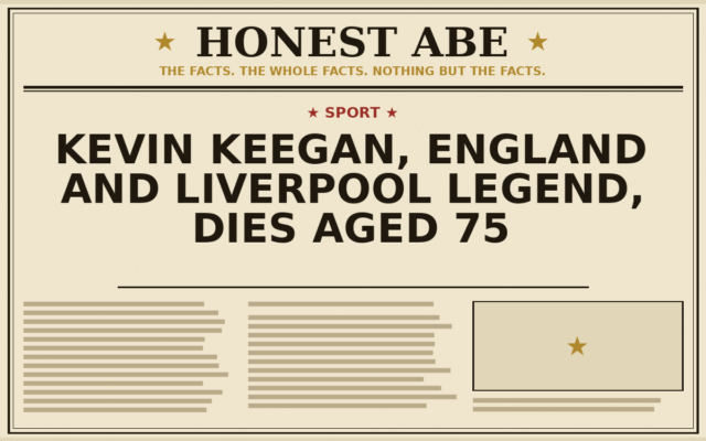 Kevin Keegan, England and Liverpool Legend, Dies Aged 75