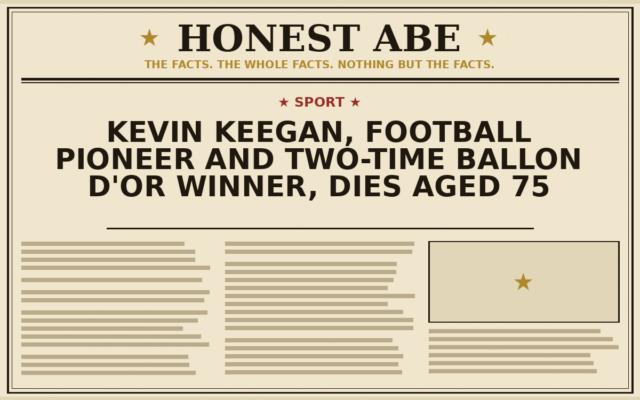 Kevin Keegan, Football Pioneer and Two-Time Ballon d’Or Winner, Dies Aged 75