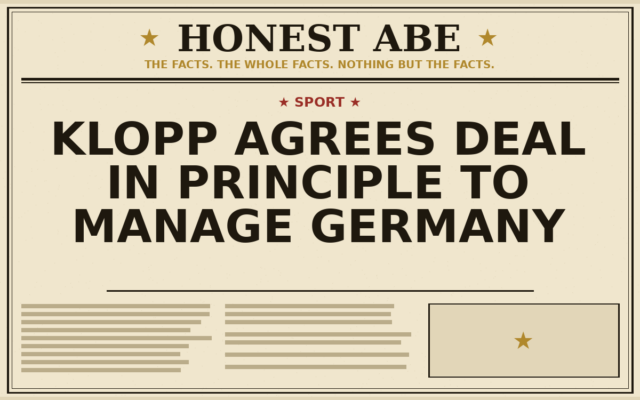 Klopp Agrees Deal in Principle to Manage Germany
