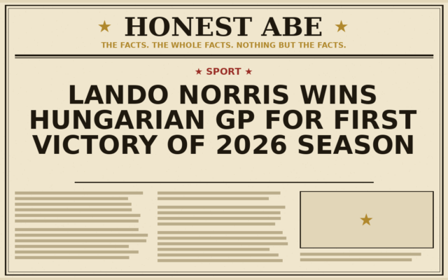 Lando Norris Wins Hungarian GP for First Victory of 2026 Season