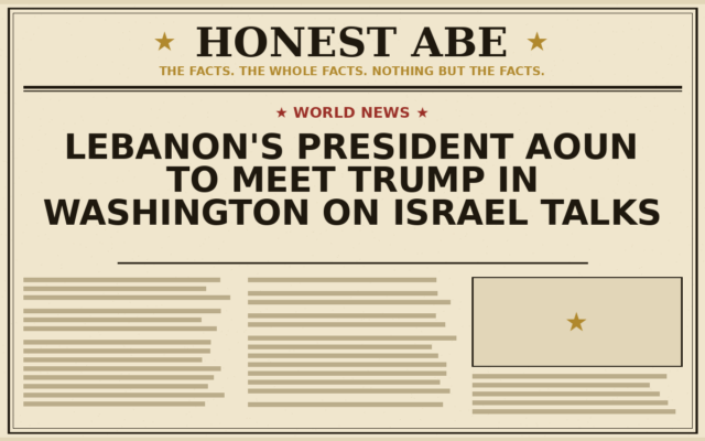 Lebanon’s President Aoun to Meet Trump in Washington on Israel Talks