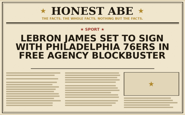 LeBron James Set to Sign With Philadelphia 76ers in Free Agency Blockbuster