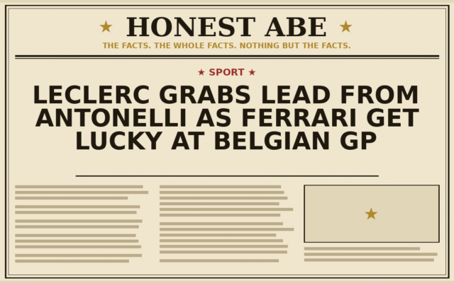 Leclerc Grabs Lead From Antonelli as Ferrari Get Lucky at Belgian GP