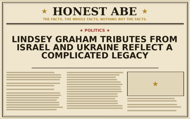 Lindsey Graham Tributes From Israel and Ukraine Reflect a Complicated Legacy