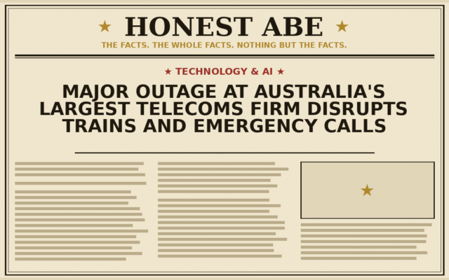 Major Outage at Australia’s Largest Telecoms Firm Disrupts Trains and Emergency Calls