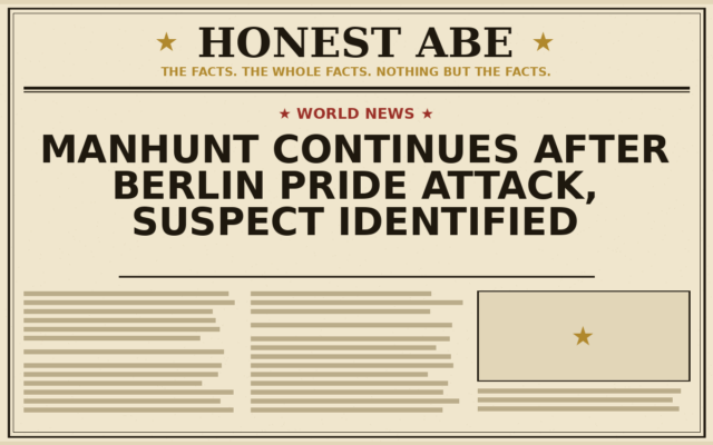 Manhunt Continues After Berlin Pride Attack, Suspect Identified