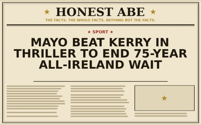 Mayo Beat Kerry in Thriller to End 75-Year All-Ireland Wait