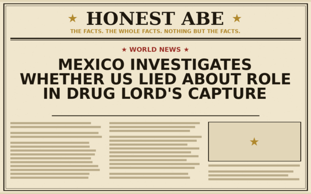 Mexico Investigates Whether US Lied About Role in Drug Lord’s Capture