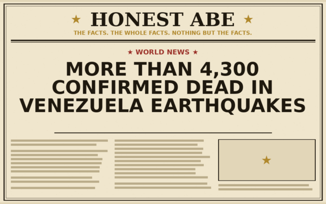 More Than 4,300 Confirmed Dead in Venezuela Earthquakes