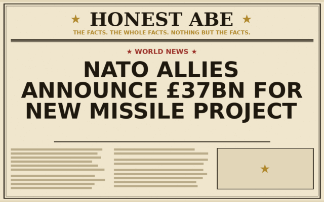 Nato Allies Announce £37bn for New Missile Project