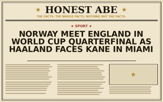 Norway Meet England in World Cup Quarterfinal as Haaland Faces Kane in Miami