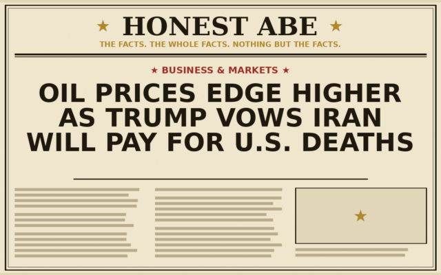 Oil Prices Edge Higher as Trump Vows Iran Will Pay for U.S. Deaths