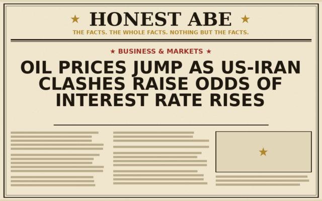 Oil Prices Jump as US-Iran Clashes Raise Odds of Interest Rate Rises