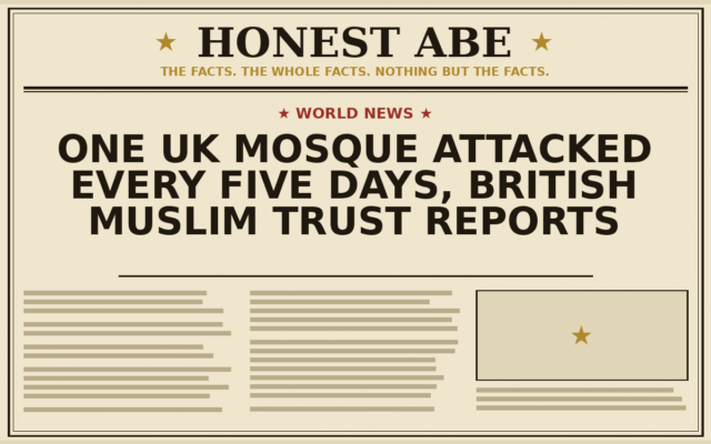 One UK Mosque Attacked Every Five Days, British Muslim Trust Reports