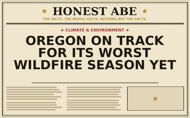Oregon on Track for Its Worst Wildfire Season Yet