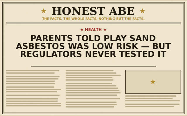 Parents Told Play Sand Asbestos Was Low Risk — But Regulators Never Tested It