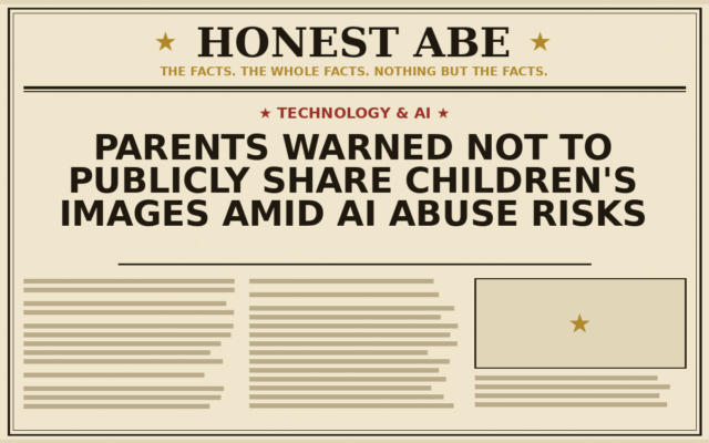 Parents Warned Not to Publicly Share Children’s Images Amid AI Abuse Risks