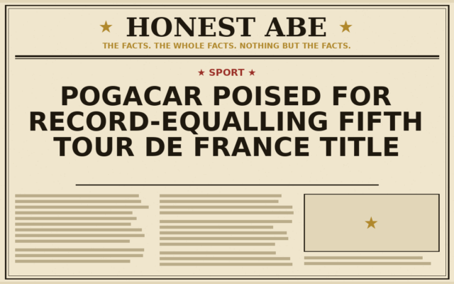 Pogacar Poised for Record-Equalling Fifth Tour de France Title