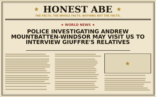 Police Investigating Andrew Mountbatten-Windsor May Visit US to Interview Giuffre’s Relatives