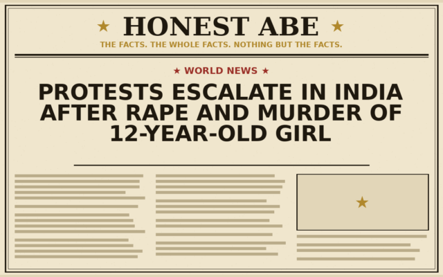 Protests Escalate in India After Rape and Murder of 12-Year-Old Girl