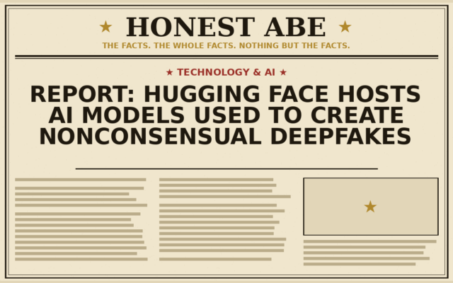 Report: Hugging Face Hosts AI Models Used to Create Nonconsensual Deepfakes