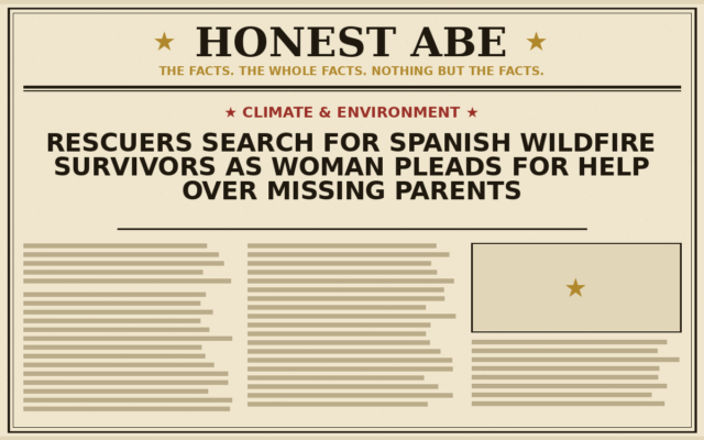 Rescuers Search for Spanish Wildfire Survivors as Woman Pleads for Help Over Missing Parents
