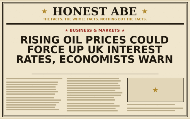 Rising Oil Prices Could Force Up UK Interest Rates, Economists Warn