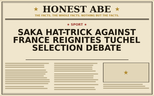 Saka Hat-Trick Against France Reignites Tuchel Selection Debate