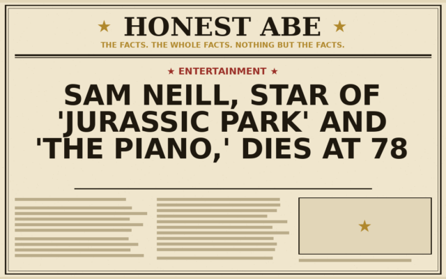 Sam Neill, Star of ‘Jurassic Park’ and ‘The Piano,’ Dies at 78