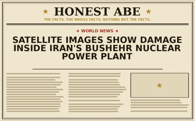 Satellite Images Show Damage Inside Iran’s Bushehr Nuclear Power Plant