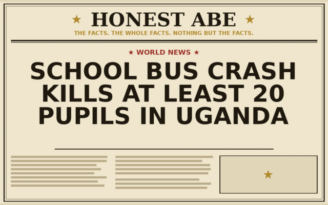 School Bus Crash Kills At Least 20 Pupils in Uganda