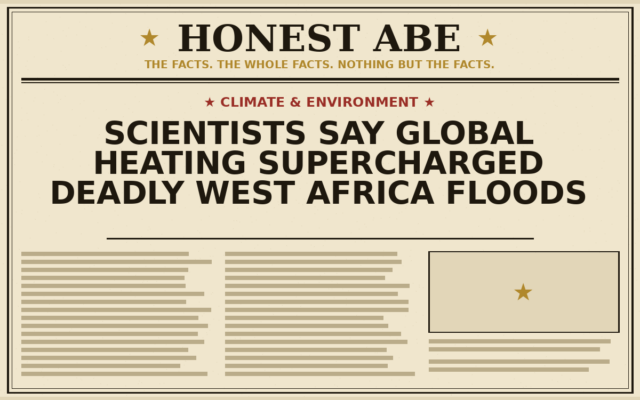 Scientists Say Global Heating Supercharged Deadly West Africa Floods