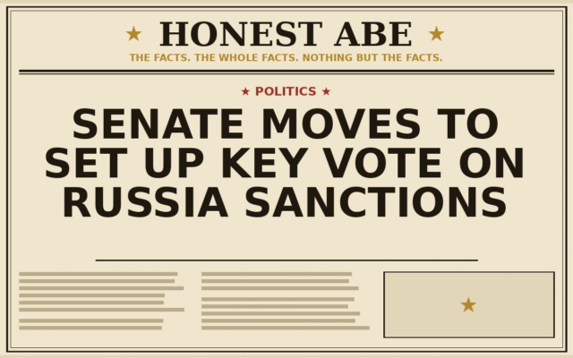 Senate Moves to Set Up Key Vote on Russia Sanctions