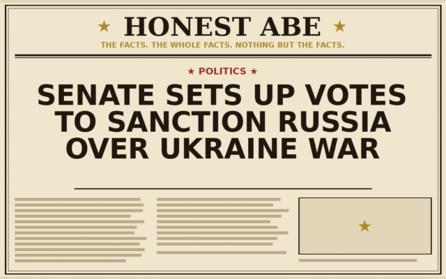 Senate Sets Up Votes to Sanction Russia Over Ukraine War
