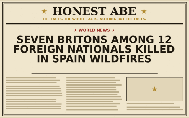 Seven Britons Among 12 Foreign Nationals Killed in Spain Wildfires