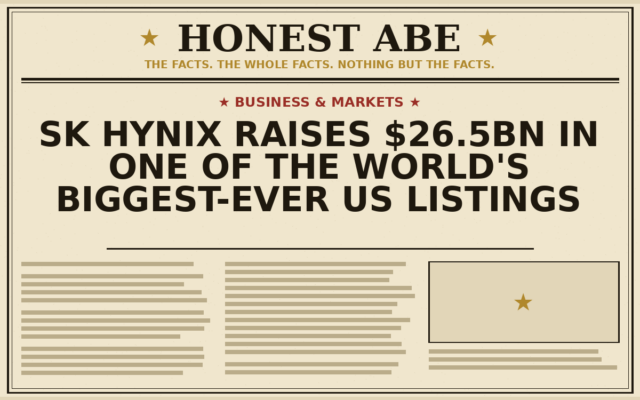 SK hynix Raises $26.5bn in One of the World’s Biggest-Ever US Listings