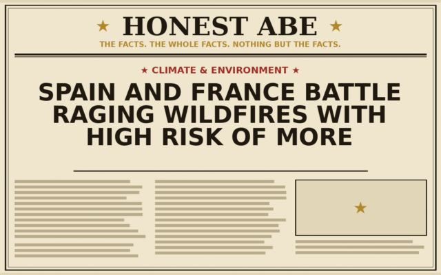 Spain and France Battle Raging Wildfires With High Risk of More