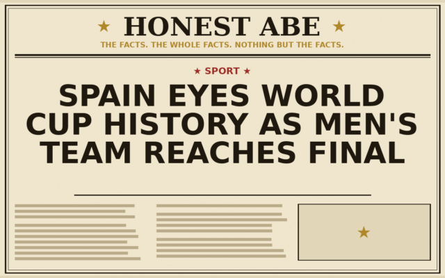 Spain Eyes World Cup History as Men’s Team Reaches Final