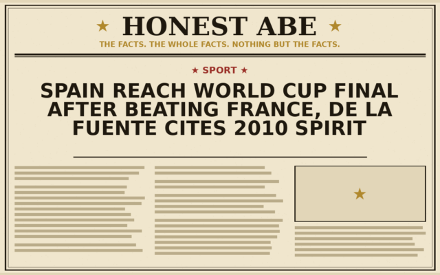Spain Reach World Cup Final After Beating France, De la Fuente Cites 2010 Spirit